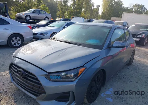 2019 Hyundai Veloster 2.0 из США, поврежденный, VIN KMHTG6AF0KU016639